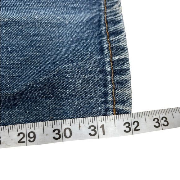 Levi’s 501 Straight Leg Button Fly Men's Denim Jeans Size 38/34 - Picture 10 of 15